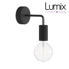 Applique murale étanche IP65 - lampe fixe - Noir