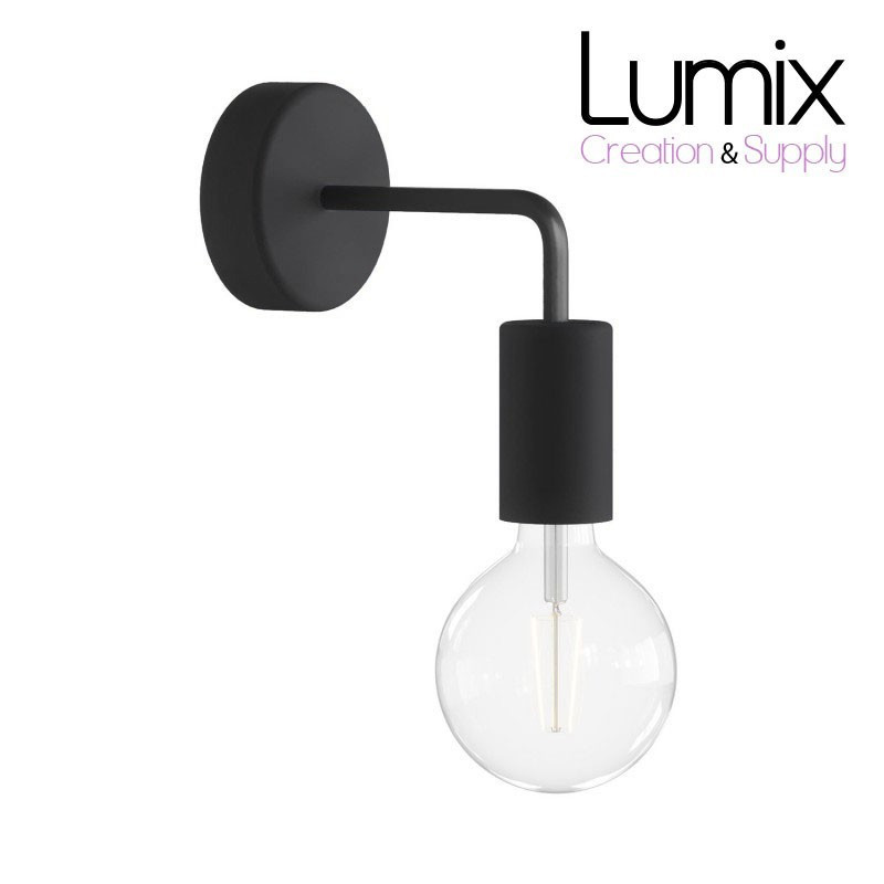 Applique murale étanche IP65 - lampe fixe - Noir Applique murale étanche IP65 - lampe fixe - Noir