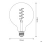 2 Suspensions multiples sur-mesure 5 lampes - Rosace métal Dorée vintage XXL 2 Suspensions multiples sur-mesure 5 lampes - Rosace métal Dorée vintage XXL