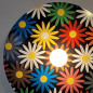 Applique disque Helios Flowers - Disque 40 cm environ Aluminium imprimé Applique disque Helios Flowers - Disque 40 cm environ Aluminium imprimé