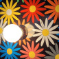 Applique disque Helios Flowers - Disque 40 cm environ Aluminium imprimé Applique disque Helios Flowers - Disque 40 cm environ Aluminium imprimé