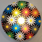 Applique disque Helios Flowers - Disque 40 cm environ Aluminium imprimé Applique disque Helios Flowers - Disque 40 cm environ Aluminium imprimé