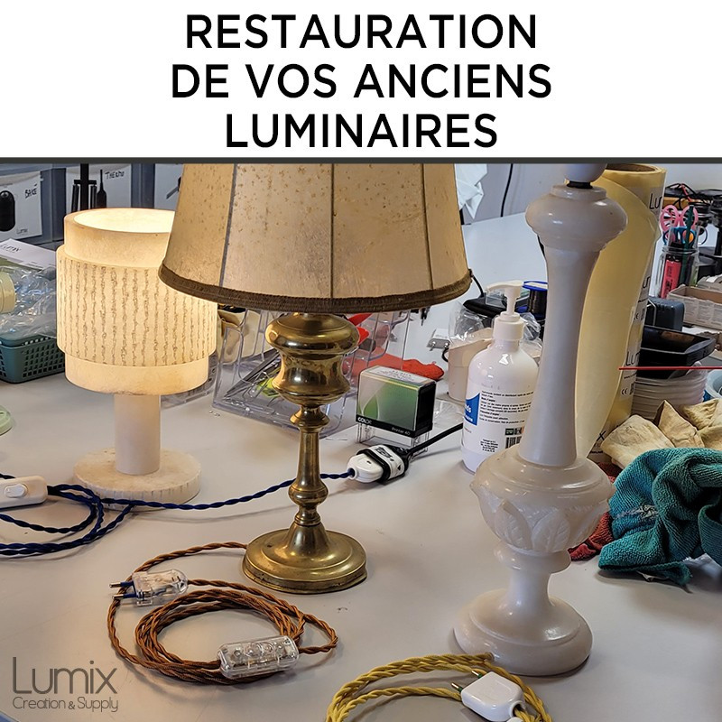 Restauration et réparation de luminaires anciens Restauration et réparation de luminaires anciens