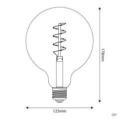 Privée-suspension multiple rosace XXL 5 lampes