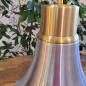Lampe de table laiton véritable et aluminium Lampe de table laiton véritable et aluminium