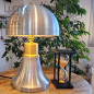 Lampe de table laiton véritable et aluminium Lampe de table laiton véritable et aluminium