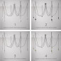 Suspension multiple OCTOPUS 7 Métal - Câble textile extra-souple NOIR Suspension multiple OCTOPUS 7 Métal - Câble textile extra-souple NOIR