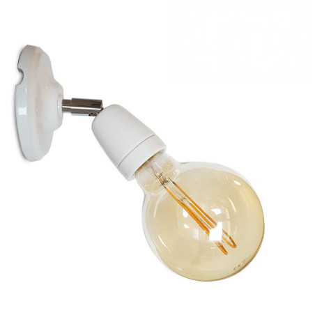 Lampe applique murale orientable porcelaine Jaune