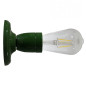 Lampe applique porcelaine verte en plafonnier ou en applique murale Lampe applique porcelaine verte en plafonnier ou en applique murale