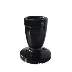 Mini Lampe Porcelaine noire en plafonnier ou en applique murale