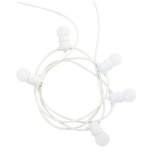 Guirlande lumineuse guinguette 220/240 Volts 5 mètres au total - 5 douilles