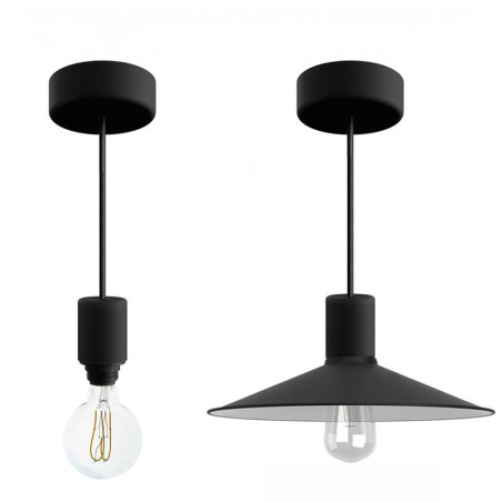 Lampe en suspension pour l'extérieur - Luminaire sur-mesure étanche IP65 - Douille à bague