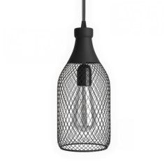 Suspension cage bouteille 1 lampe personnalisée