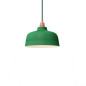 Suspension céramique COPPA forme cloche Vert feuille fait main