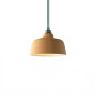 Suspension céramique forme cloche couleur Sable fait main