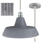 Suspension céramique style industriel effet ciment Suspension céramique style industriel effet ciment