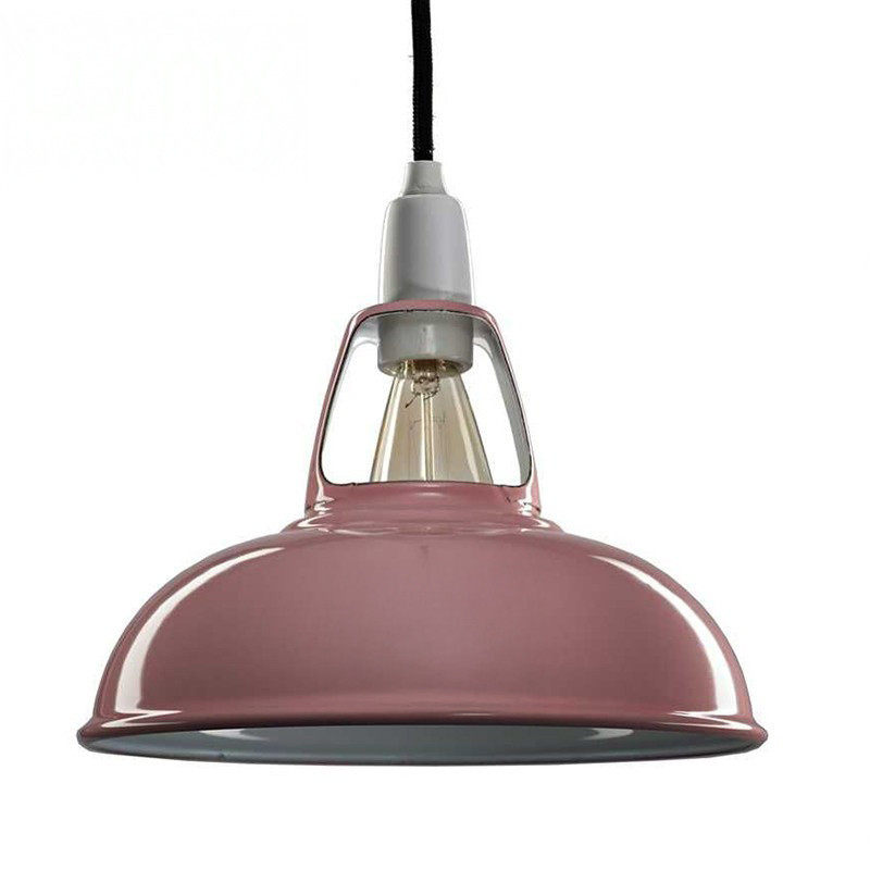 Suspension Coolicon® Original suspension rose poudré émaillée petit format