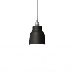 Suspension COPPA forme vase en céramique peinte en Noir
