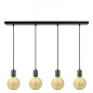 Suspension FIX MULTIPLE douille moderne E27 à bague - Pavillon rectangulaire métal 900 mm Suspension FIX MULTIPLE douille moderne E27 à bague - Pavillon rectangulaire métal 900 mm