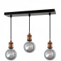 Suspension FIX MULTIPLE douille vintage E27 bagues - Pavillon rectangulaire 470 mm Suspension FIX MULTIPLE douille vintage E27 bagues - Pavillon rectangulaire 470 mm