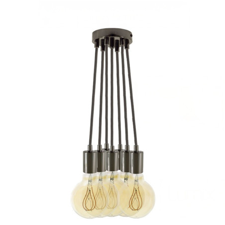Suspension grappe 7 douilles finition prestige