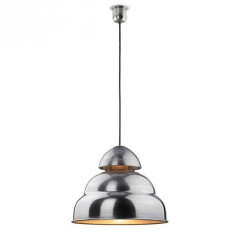 Suspension métal aluminium brossé style industrielle Bamag lamp U7 - Réédition