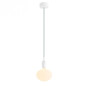 Suspension simple porte-douille et rosace silicone Blanc Suspension simple porte-douille et rosace silicone Blanc