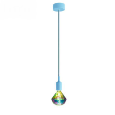 Suspension simple porte-douille et rosace silicone