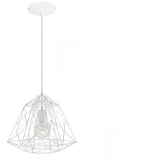 Suspension Sky Apollo en métal blanc - douille E27