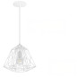Suspension Sky Apollo grande cage en métal blanc - douille E27 Suspension Sky Apollo grande cage en métal blanc - douille E27