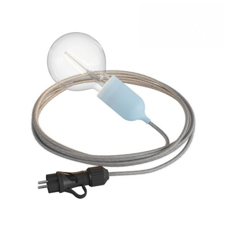 Lampe baladeuse à suspendre utilisable à l'extérieur - De 3 à 10 mètres de câble textile IP65