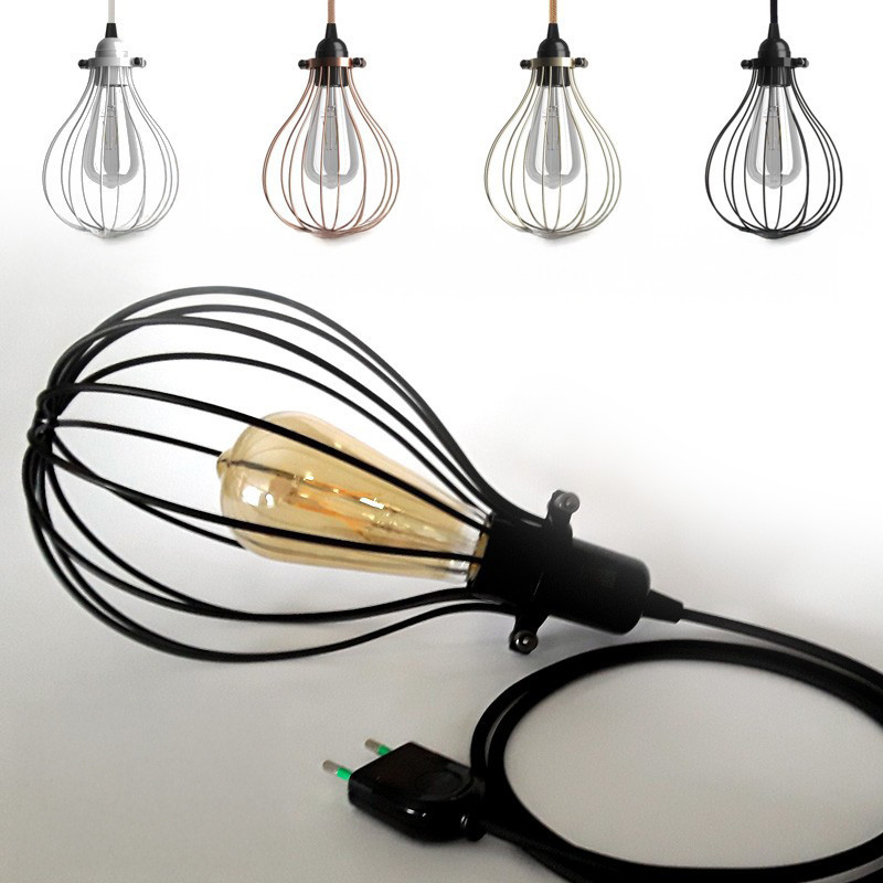Lampe baladeuse cage métal DROP à poser ou à suspendre Lampe baladeuse cage métal DROP à poser ou à suspendre