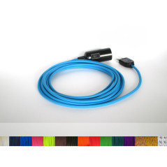 Lampe baladeuse E27 avec interrupteur à personnaliser - câble textile, douille bakélite
