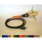 Lampe baladeuse US à personnaliser - 110/250V manche en bois de Cerisier avec interrupteur intégré