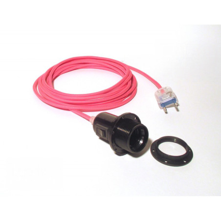 Lampe douille baladeuse ou suspension à personnaliser - douille à vis E27 pour abat-jour