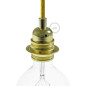Suspension DISCUS UV disque métal peint blanc et verni