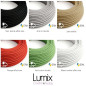 Suspension disque aluminium vert feuille pour l'extérieur couvert ou non couvert en IP65 Suspension disque aluminium vert feuille pour l'extérieur couvert ou non couvert en IP65
