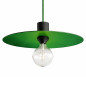 Suspension disque aluminium vert feuille pour l'extérieur couvert ou non couvert en IP65 Suspension disque aluminium vert feuille pour l'extérieur couvert ou non couvert en IP65
