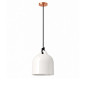 Suspension céramique blanche forme cloche Suspension céramique blanche forme cloche
