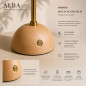 Lampe nomade - ALBA -rechargeable en bois massif et laiton Lampe nomade - ALBA -rechargeable en bois massif et laiton