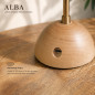 Lampe nomade - ALBA -rechargeable en bois massif et laiton Lampe nomade - ALBA -rechargeable en bois massif et laiton
