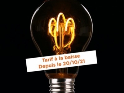 Tarif en baisse de toutes les ampoules à technologie LED 